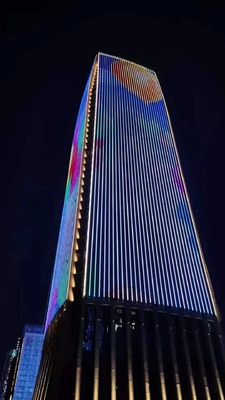 RGB DMX Pixel LED Tape في الهواء الطلق مقاوم للماء لبناء الإضاءة زينة عيد الميلاد